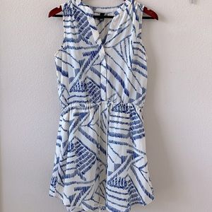 Gap white and blue light flowy sundress M
